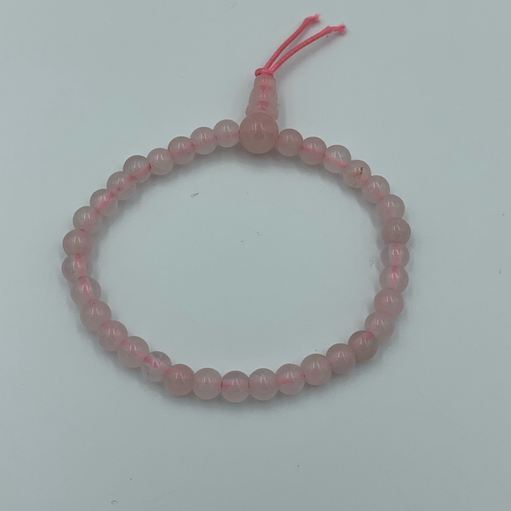 Rose Quartz Beaded Bracelet